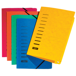 Gummizugmappe - A4, 150 Blatt, Pressspan, orange