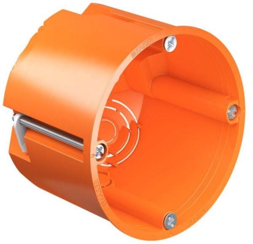 KAISER Schalterdose O-range D: 68mm T: 62mm orange