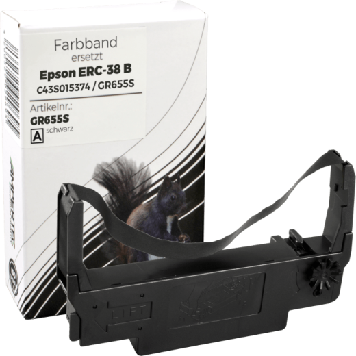 Kompa. Farbband ERC 38 Gr. 655 Nylon HD schwarz 0655.04
