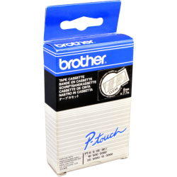 Brother P-Touch Band TC-195 weiß auf transparent...