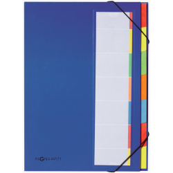 Deskorganizer - 7 Fächern, blau