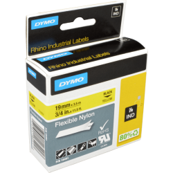 Dymo Label Band IND 18491 (S0718090) schwarz auf gelb...