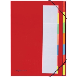 Deskorganizer - 7 Fächern, A4, rot