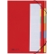 Deskorganizer - 7 Fächern, A4, rot