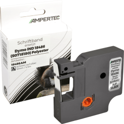 Label Band kompatibel zu Dymo IND 18486 (S0718180)...