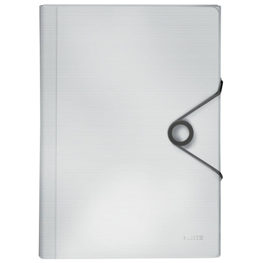 4579 Fächermappe Solid - 6 Fächer, A4, 250 Blatt, PP, weiß