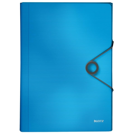 4579 Fächermappe Solid - 6 Fächer, A4, 250 Blatt, PP, hellblau