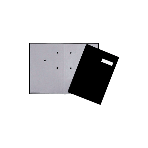 Unterschriftsmappe - 20 Fächer, schwarz