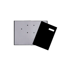 Unterschriftsmappe - 20 Fächer, schwarz