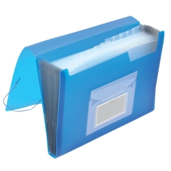 Fächermappe - 13 Taschen, 250 Blatt, PP, transluzent...