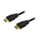 Logilink HDMI-Kabel Ethernet A -> A St/St 10.00m Gold