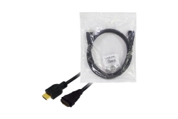 Logilink HDMI-Kabel Ethernet A -> A St/Bu 3.00m Gold Verl.