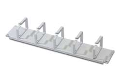 DIGITUS Rangierpanel 2HE 5x Ringe 85x60mm Grau