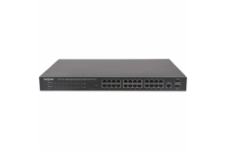 INTELLINET Switch 24x GE Web-Managed SNMP 2xMini Gbic PoE+