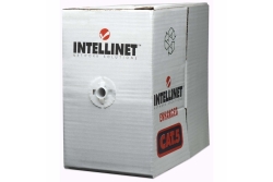 INTELLINET Installationskabel AWG 23 U/UTP Cat6 305m CCA gr