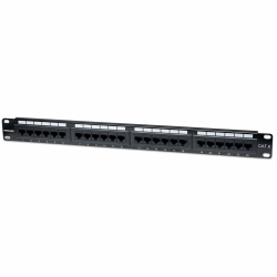 INTELLINET Patchpanel 1HE 24-Port Cat6 UTP sw