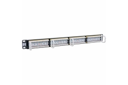 INTELLINET Patchpanel 1HE 24-Port Cat6 UTP sw