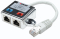 INTELLINET Verteiler RJ45 2-Port FTP silber