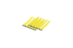 Logilink Kabelbinder mit Klettverschluss gelb 10 Stück