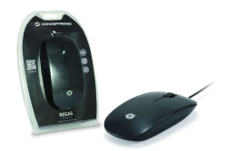 CONCEPTRONIC Optische Maus USB-A/1000DPI/3Tasten L+R schwarz