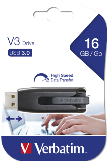 USB-Stick 16GB Verbatim 3.2 Storen Go V3 Black retail