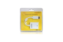 DELOCK Displayport Adapter DP -> DVI(24+5) St/Bu weiß