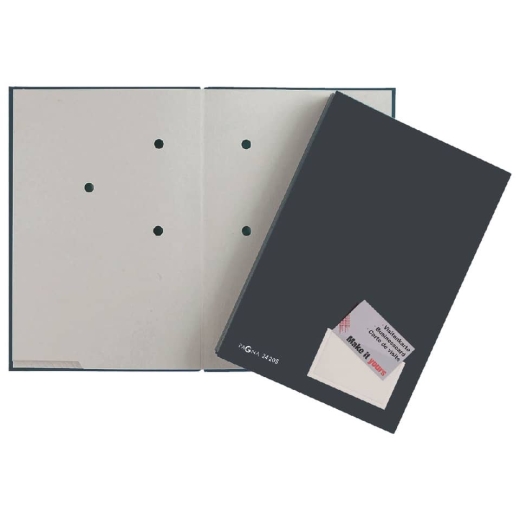 Unterschriftsmappe Color - 20 Fächer, PP kaschiert, schwarz