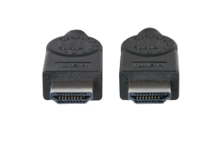 MANHATTAN HDMI-Kabel Ethernet A -> A St/St 2.00m ARC 28 AWG