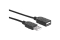 MANHATTAN USB Kabel A -> A St/Bu 1.80m schwarz Verl.