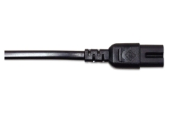 MANHATTAN Stromkabel Euro 8 1.8m schwarz