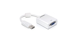 DELOCK Displayport Adapter DP -> D-Sub15 St/Bu weiß