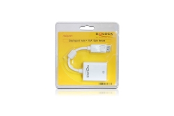 DELOCK Displayport Adapter DP -> D-Sub15 St/Bu weiß