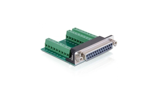 DELOCK Adapter Terminalblock 27Pin -> D-Sub25 Buchse