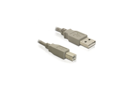 DELOCK USB Kabel A -> B St/St 3.00m grau