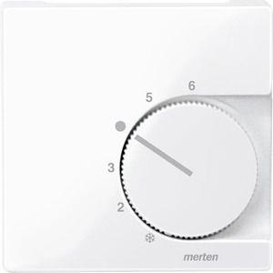 MERTEN Zentralplatte 534725 Temperaturregler aktivweiß gl