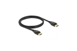DELOCK Displayport Kabel DP -> DP St/St 1.00m schwarz 4K