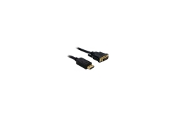 DELOCK Displayport Kabel DP -> DVI(24+1) St/St 5.00m...
