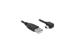 DELOCK USB Kabel A -> Mini-B St/St 0.50m 90°