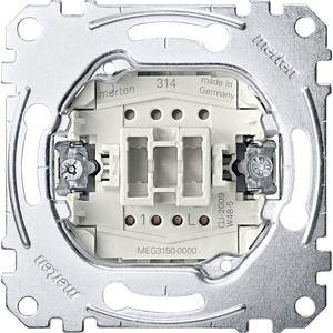 MERTEN Tastereinsatz MEG31500000 1-p. 10A AC 250V Steckklemme