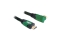 DELOCK HDMI Kabel Ethernet A -> A St/St 2.00m 90° rechts 4K