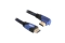 DELOCK HDMI Kabel Ethernet A -> A St/St 1.00m 90° links 4