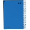 Pultordner Color-Einband - Tabe 1 - 31, 32 Fächer, blau