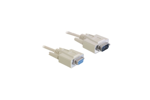 DELOCK Seriell-Verl. D-Sub9 -> D-Sub9 St/Bu 2.00m grau
