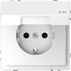 MERTEN SCHUKO-Steckdose MEG23146035 IP44 Steckklemmen Lotosweiß