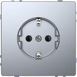 MERTEN SCHUKO-Steckdose MEG23016036 Steckklemmen Edelstahl