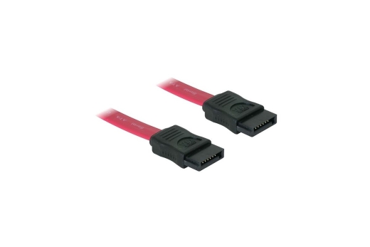 DELOCK SATA-Kabel SATA -> SATA St/St 0.30m rot