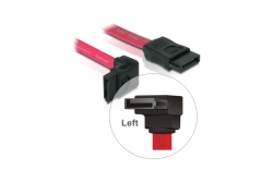 DELOCK SATA-Kabel SATA -> SATA up St/St 0.30m rot