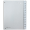 Pultordner Color-Einband - Tabe 1 - 31, 32 Fächer, silber