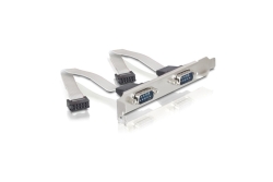 DELOCK PCI Expr Card 4x D-Sub9 ext + 1x D-Sub25 ext +LowP