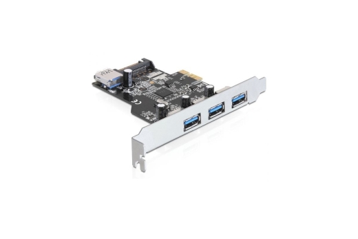 DELOCK PCI Expr Card 3x USB3.0 ext + 1x USB3.0 int +LowProfi